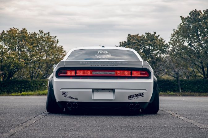 Liberty Walk Dodge Challenger Rear Ducktail Wing