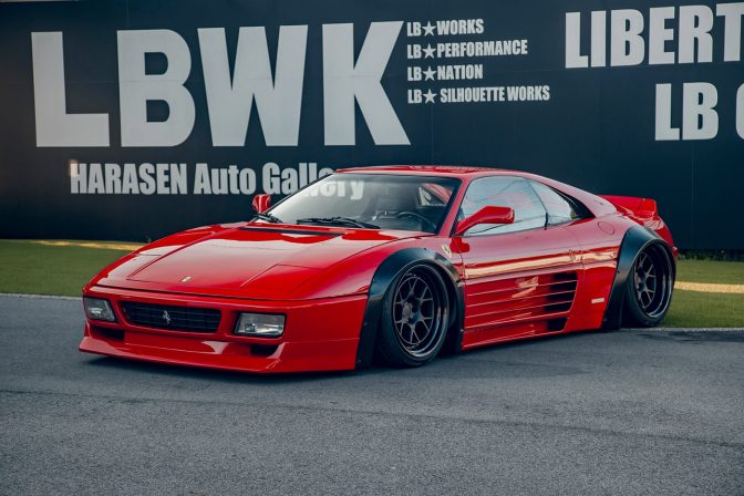 Liberty Walk Ferrari 348 wide body kit