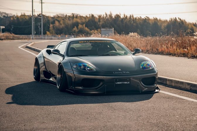 Liberty Walk Ferrari 360 wide body kit