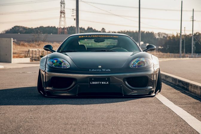 Liberty Walk Ferrari 360 wide body kit