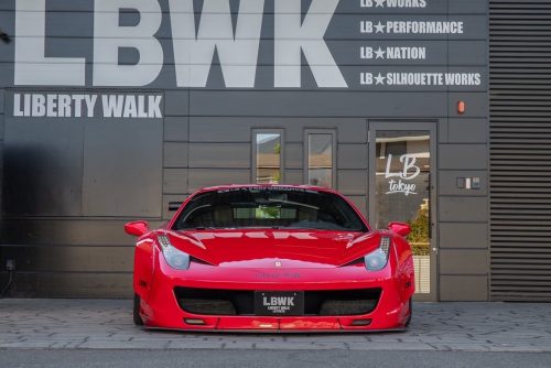 Liberty Walk Ferrari 458 wide body kit