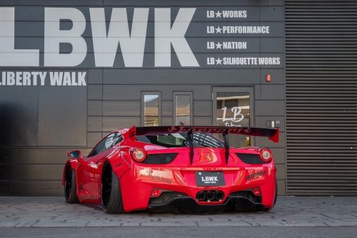 Liberty Walk Ferrari 458 wide body kit