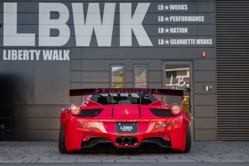 Liberty Walk Ferrari 458 wide body kit
