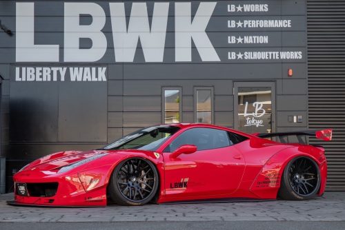 Liberty Walk Ferrari 458 wide body kit