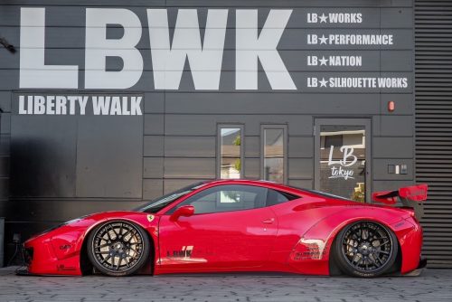 Liberty Walk Ferrari 458 wide body kit
