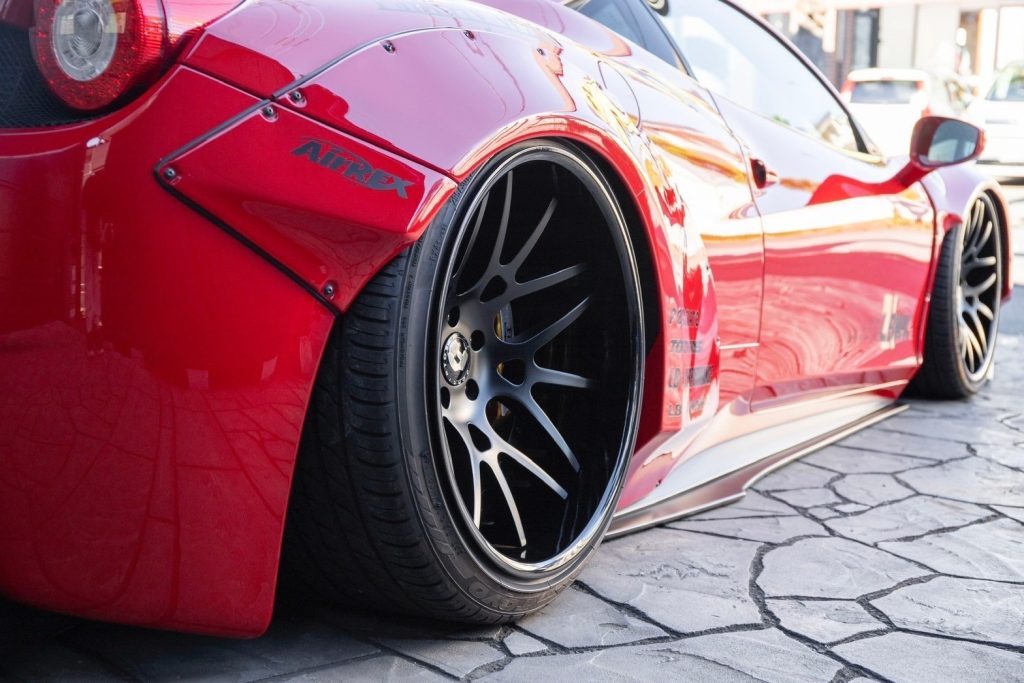 Liberty Walk Ferrari 458 wide body kit