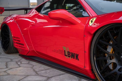 Liberty Walk Ferrari 458 wide body kit
