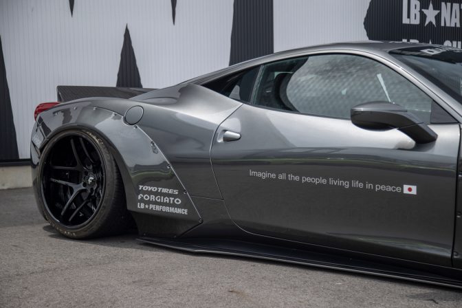 LB-WORKS Ferrari 458 Lip Spoiler Body Kit by Liberty Walk