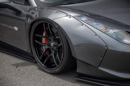 LB-WORKS Ferrari 458 Lip Spoiler Body Kit by Liberty Walk