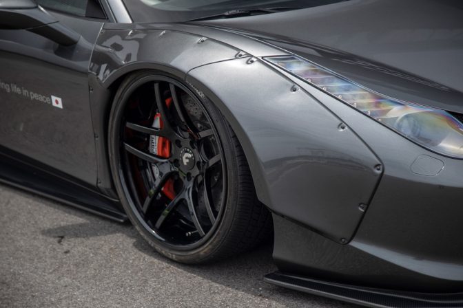 LB-WORKS Ferrari 458 Lip Spoiler Body Kit by Liberty Walk