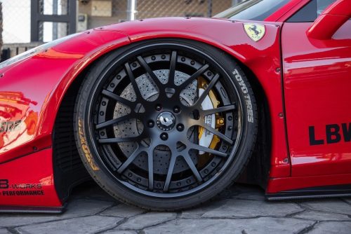 Liberty Walk Ferrari 458 wide body kit