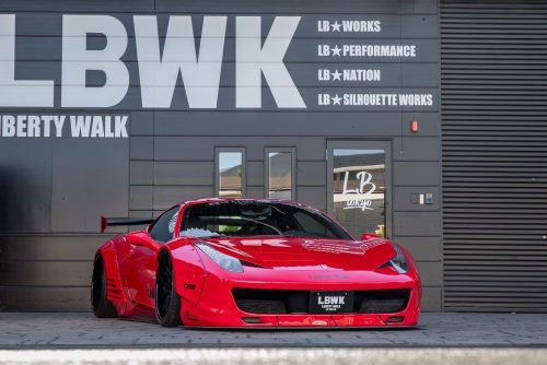 Liberty Walk Ferrari 458 wide body kit