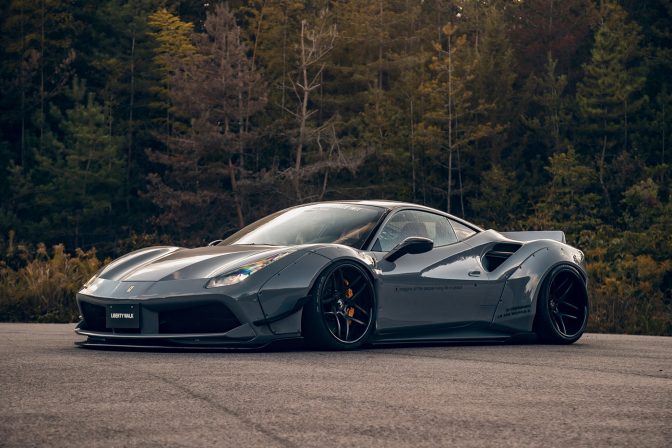 Liberty Walk Ferrari 488 wide body kit