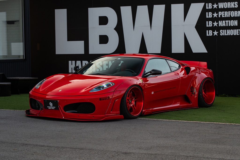 Liberty Walk Ferrari F430 wide body Kit