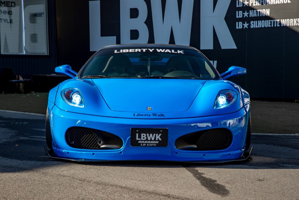 Liberty Walk Ferrari F430 wide body kit