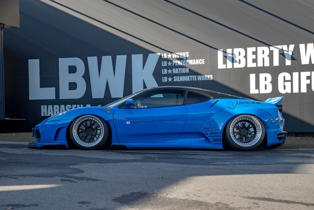 Liberty Walk Ferrari F430 wide body kit