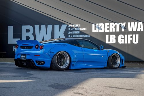 Liberty Walk Ferrari F430 wide body kit