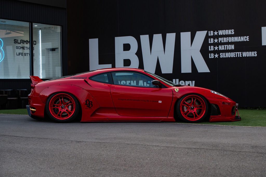 Liberty Walk Ferrari F430 wide body Kit