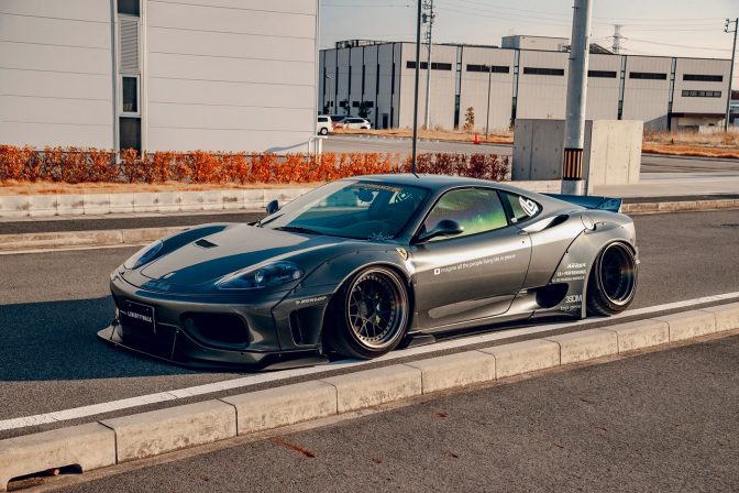 Liberty Walk Ferrari 360 wide body kit