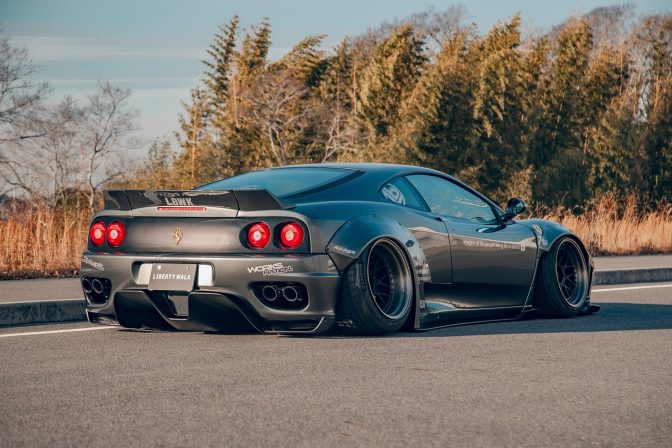Liberty Walk Ferrari 360 wide body kit