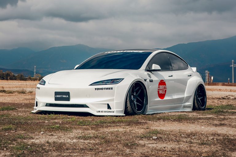 LB E★WORKS Tesla Model 3 Body Kit – Liberty Walk Shop | Official ...