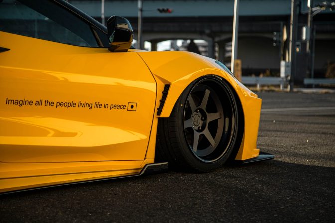 Liberty Walk Corvette C8 Air Suspension