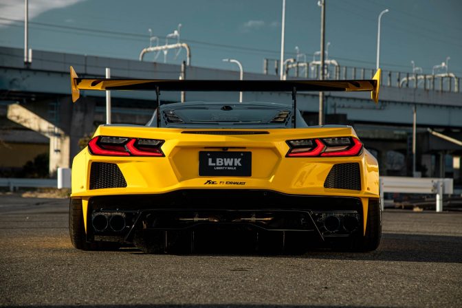 Liberty Walk Corvette C8 Rear Wing