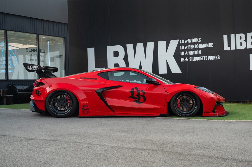 Liberty Walk Corvette C8 Stingray 3LT Silhouette WORKS WideBody Kit