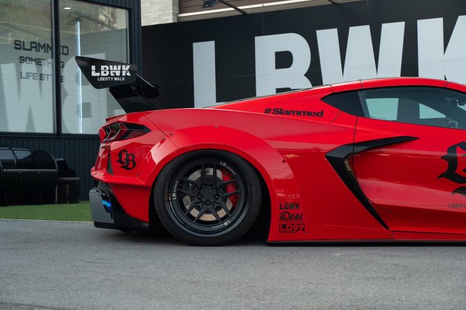 Liberty Walk Corvette C8 Stingray 3LT Slammed