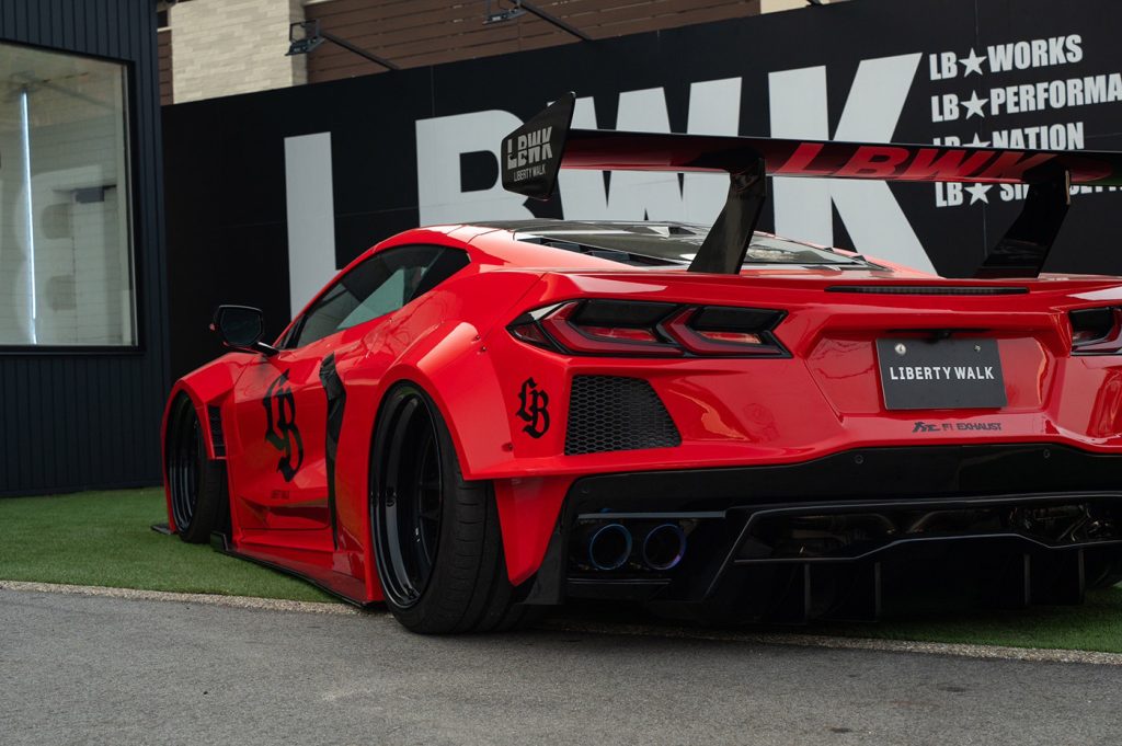 Liberty Walk Corvette C8 Stingray 3LT WORKS Rear Bumper