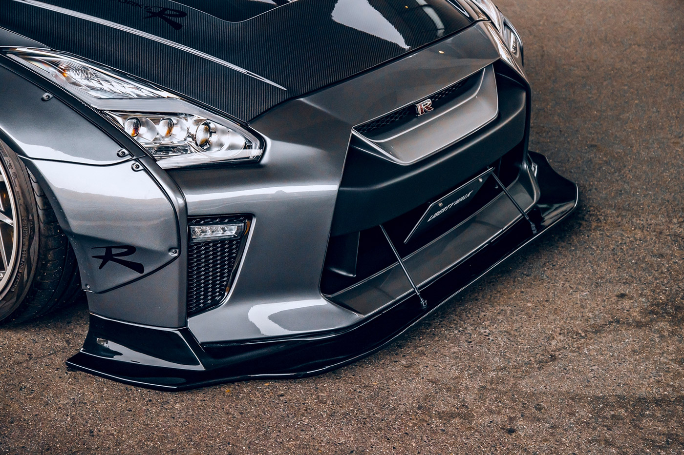 LB-WORKS LIBERTY WALK GT-R NISSAN R35 TYPE 1.5 FRONT DIFFUSER