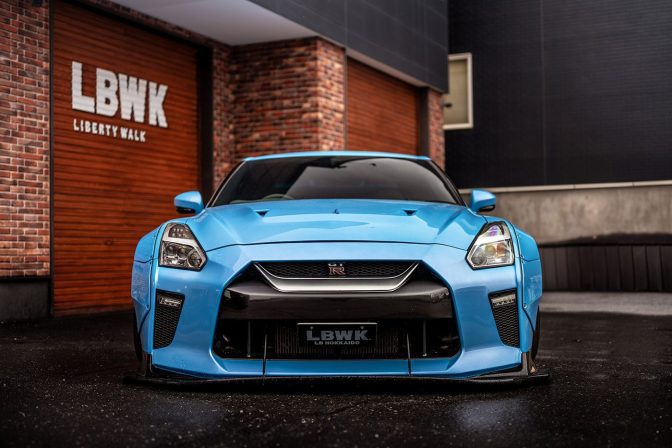LibertyWalkLB★WORKSNissan GT-R LightBlue Liberty Walk | LB☆WORKS Nissan GT-R R35 Type 1.5 Body Kit (2009